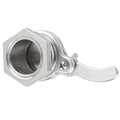 GLOGLOW Nan Stainless Steel Honey Extractor Gate Valve, Durable Metal Honey Tap for Harvesting and Bottling Landscape Aquaculture