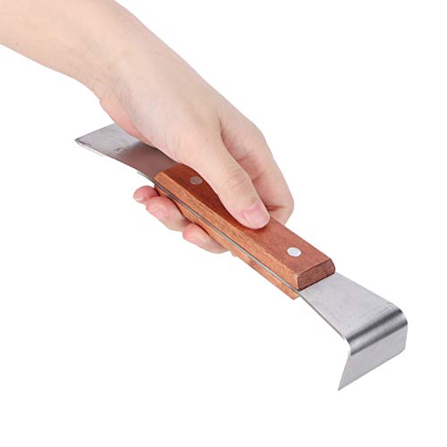 Beehive Scraper Beekeeper Scraper Tool, Beehive Frame Lifter in Garden & Outdoor, Honey Scoop Equipment, Stainless Steel Uncapping Knife with Wood Handle