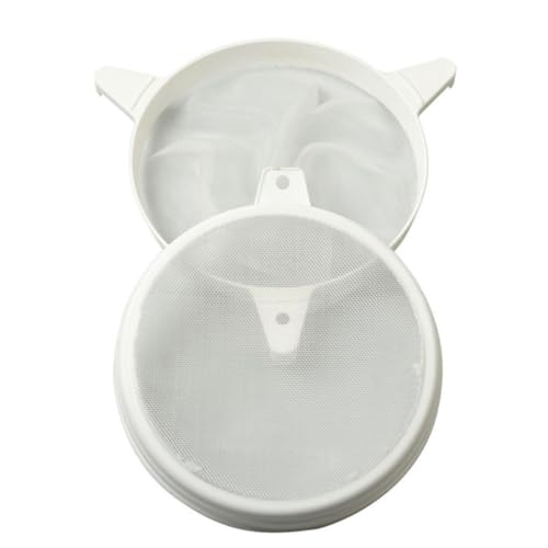iplusmile Double Sieve Corrosion Resistant Nylon Mesh Plastic Honey Filter Honey Strainer Large Capacity Beekeeping Tool and Beekeeping Use