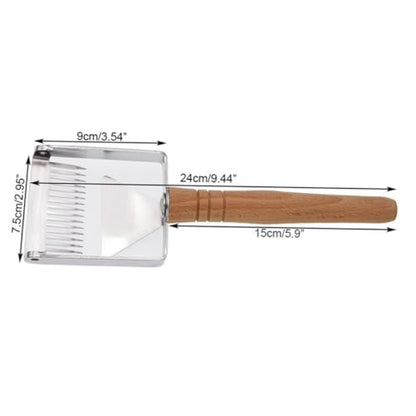 ORFOFE Apiculture Uncapping Fork Honeycomb Knife Honey Scraper Beehive Tool Beekeeping