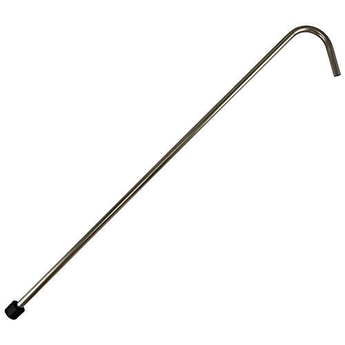 Krome 24" Stainless Steel Racking Cane – Durable, Corrosion-Resistant, Ideal for Homebrewing and Brewing -C165 - size: 3/8″ x 30″