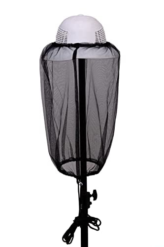 Ultra-Fine Bee & Mosquito Head Net Mesh - Lightweight, Breathable Protection for Beekeeping, Gardening, Hiking & Camping.