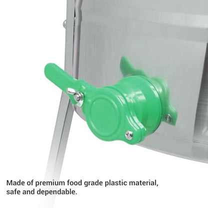 Honey Gate Valves, 2Pcs Plastic Beekeeping Extractor Tap Lever (Green) - color: Green