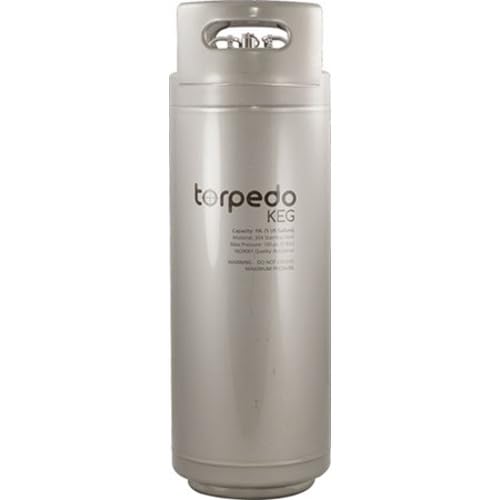 Slimline Torpedo Keg | Ball Lock Keg | Stainless Steel Corny Keg | Low2 Keg Lid O-Ring | Superior Oxygen Barrier Properties | 5 Gallon