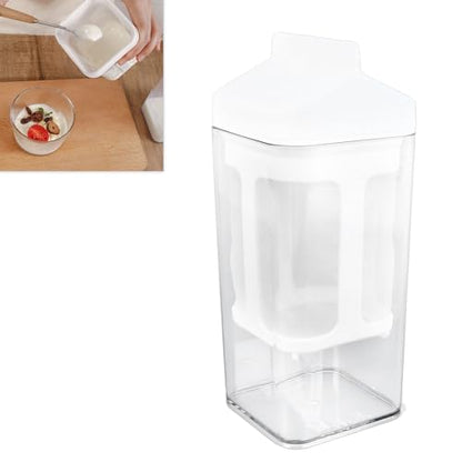 1 L Yogurt Strainer Yogurt Water Separator Juicing Food Sieve Strainer for Making Thick Greek Yogurt