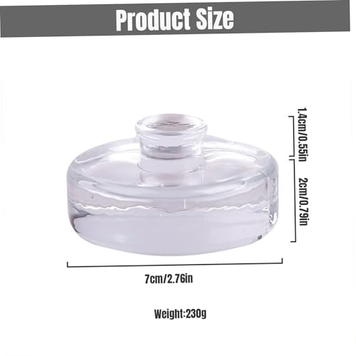 Fermenting Weights with Handle 230g Fermentation Weights Glass for Fermenting Sauerkraut Pickles Kimchi Transparent 2.8in for Wide Mouth Jars