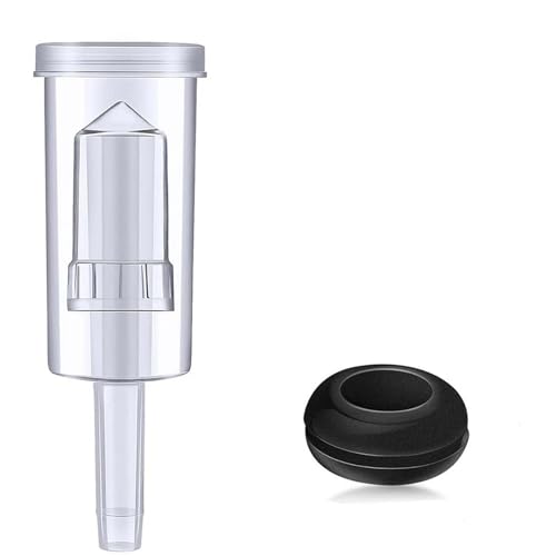 with Grommet Air Lock 2pcs Exhaust Valve Fermentation Wine Beer Making Three-Piece Airlock Arrive 1Pcs