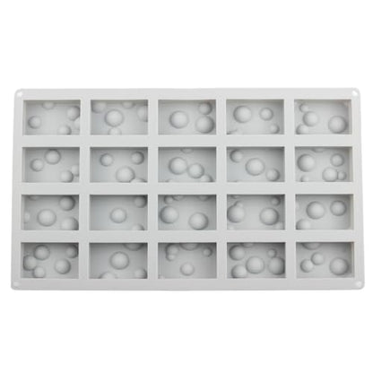 20 Cavity Cheese Silicone Candy Molds For Candy Chocolate Cake Decoration