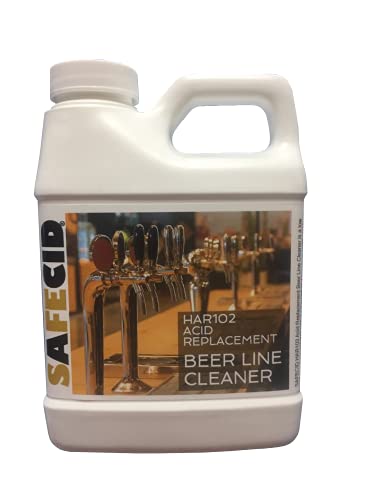 Acid Beer Line Cleaner 16 Fl Oz - Powerful & Safe Beer Stone Remover - Nontoxic & Biodegredable Draft System Cleanser - size: 16 Fl Oz (Pack of 1)