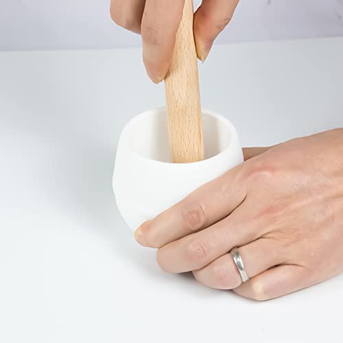 3Pcs Tart Tamper Set, Portable Wooden Double Side Pie Pastry Dough Tamper, Wooden Egg Tart Mold, DIY Cake Pastry Tools for Egg Tart, Pasta, Cheesecakes and Dessert Baking