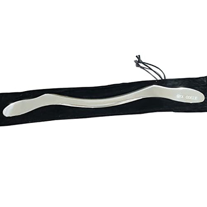 Muscle Scraper Stainless Steel Gua Sha Scraping Massage Tool,IASTM Tools, Great Soft Tissue Physical Therapy 14 Inch Long（Double Edge） - style: GYX COELE-01