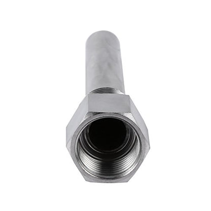 Dpofirs Stainless Steel Thermowell 1/2" NPT Thread for Temperature Sensors Brewing Kettle Thermometer Probe Protection