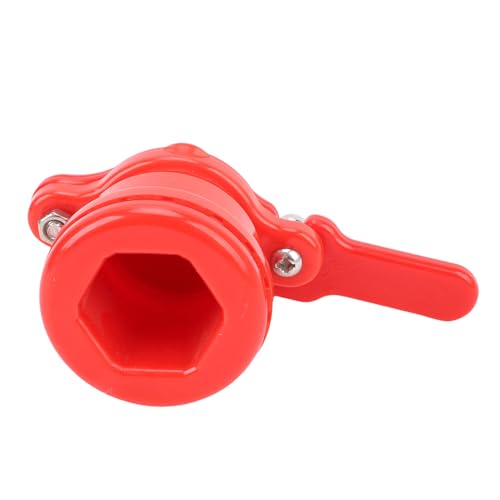 Honey Gate Valves, 2Pcs Plastic Beekeeping Extractor Tap Lever (Red) - color: Red