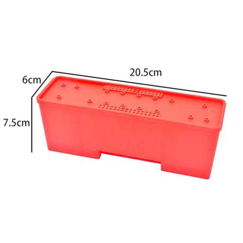 Queen Bee Cage 1 Set Queen Bee Transport Box Beekeeping Supplies Bees Shipping Box with Queen Cages Rearing Equipment Queen Cell Plastic Incubator for Beekeeping Supplies
