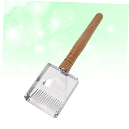 ORFOFE Apiculture Uncapping Fork Honeycomb Knife Honey Scraper Beehive Tool Beekeeping