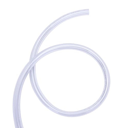 DERNORD PVC Tubing 9/16"ID X 3/4"OD Flexible Clear Vinyl Hose 10 Feet for Food Grade - size: 10 Feet, style: 9/16"ID X 3/4"OD
