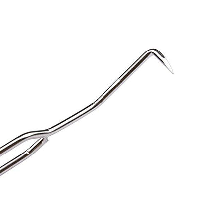 lasenersm 1 Piece Beehive Cleaning Hook Bee Hive Tool Bee Hive Frame Cleaning Tool Beehive Scraper Tool Stainless Steel Hive Scraper Tool Beekeeping Tool Beekeeping Supplies, Silver
