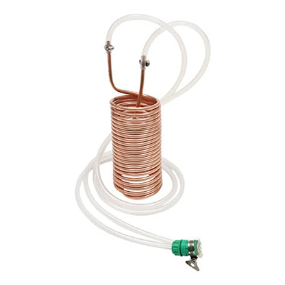 CNCEST Copper Immersion Wort Chiller,Copper Immersion Wort Chiller Coil Homebrew