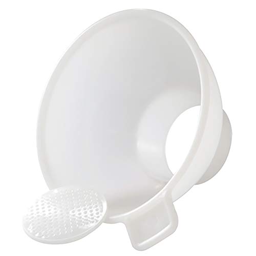 Hutzler Wide-Mouth Canning Funnel with Removable Straining Screen - size: Canning Funnel
