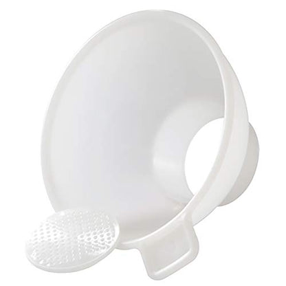 Hutzler Wide-Mouth Canning Funnel with Removable Straining Screen - size: Canning Funnel