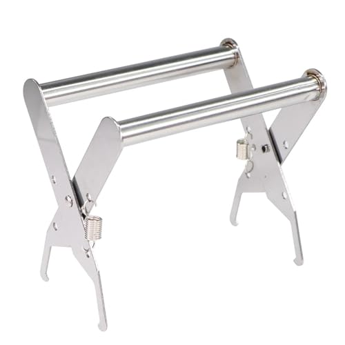 Bee Hive Frame Grip Stainless Steel Bee Frame Clip Beekeeping Clamp Tools Nests Box Holder Capture Beehive Equipment Queen Rearing System Tool for Beekeeeper(Silver1) - color: Silver1