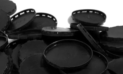 Keg Caps 50pcs. Protect the filling and valve of your kegs with a vented keg cap. MATERIAL: PLASTIC. (BLACK) - color: Black