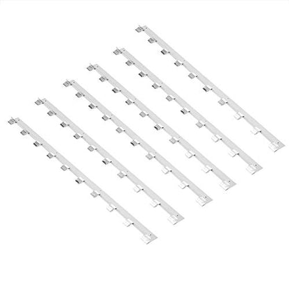 Beehive Frame Strips Spacers Beekeeping Tool Equipment Metal Beehive Frame Strips Spacers for Beekeepers Beekeeping Tool Equipment Metal Shown as Picture Size Approx 37x2.4cm 6Pcs