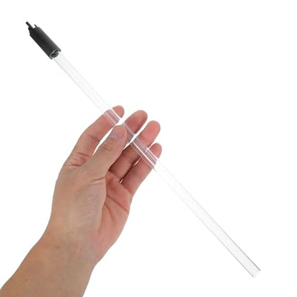 2pcs Bottle Filler Wands with Stop Valve for Wine and Beer Bottling, Black Food-grade Plastic Brewing Equipment for Homebrew Beverage Filling