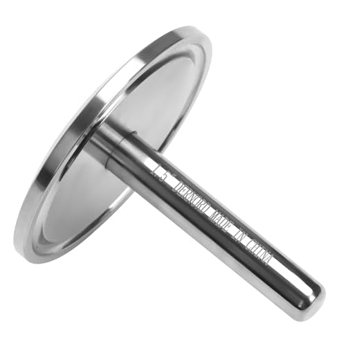 DERNORD 1.5 inch Tri Clamp Thermowell SS304 for Beer Fermenter Homebrew Solar Heater Boiler, 50mm Length - size: 50mm