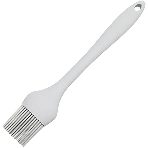 Chef Craft Premium Silicone Basting Brush, 10.25 inch, Gray - color: Gray