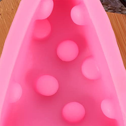 Triangle Cheese Shape Mould Hand Pie Molds for Baking Flexible Silicone Fondant Mold Safe for Boys and Girls for Cake Decorations
