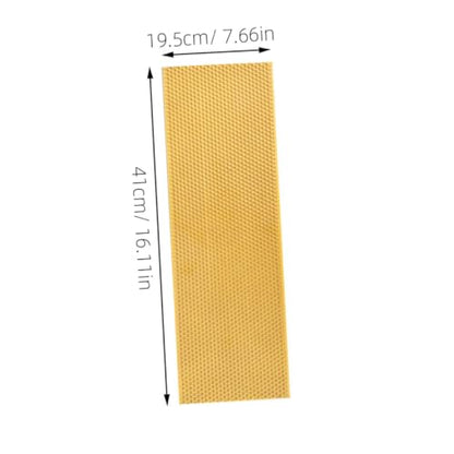 SUPVOX 3pcs Plastic Deep Hive Foundation for Beekeeping Orange Bee Nest Base Smooth Surface Reliable Plastic Material for Increased Honey Production
