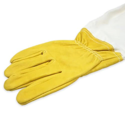 Protective Beekeeping Gloves Long Sleeve Breathable Sheepskin Beekeeping Tool 1 Pair