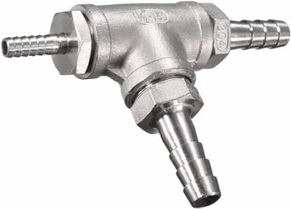 Home Brewing Stainless Steel Diffusion Stone Inline oxygenation Aeration Aerator Kit Oxygenation Diffuser for Wort Chiller Kettle Pump Beer Brewing