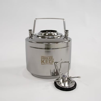 Refillable Keg RIGHT – 1.75 gallon Stainless Steel Keg for Beer, Cocktails, Mixed Drinks, Cider, Seltzer, Ball Lock, Quick Disconnects, 6.5 liters, 228oz - size: Right - 1.75 gallons