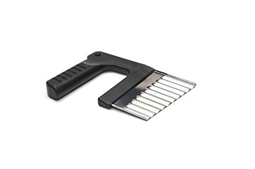 Fox Run Wavy Vegetable/Cheese Slicer, Stainless Steel, 1 x 4 x 5.25 inches - color: Metallic