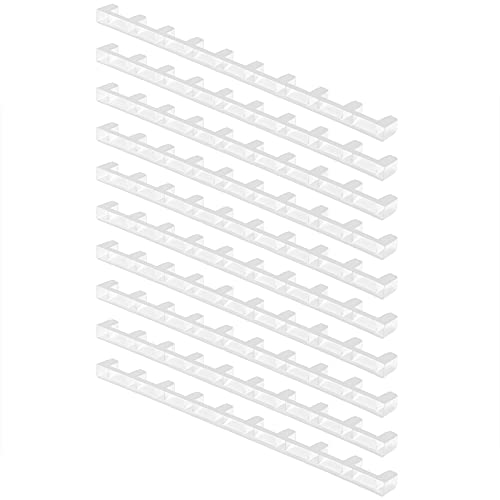 GLOGLOW Beekeeping Tools Spacers Plastic Beekeeping Tools 36.7cm Frame Clips with Shelves for 10 Pack Beehive Frame Nan