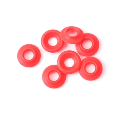 FERRODAY 30PCS Silicone Gasket for EZ Cap Red Washers Swing Flip Top Bottle Cap Gasket Home Brew Beer Soda Bottle Seal Swing Top Bottle Gasket -30 Bottle Gaskets