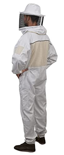 Humble Bee 430 Ventilated Beekeeping Suit with Round Veil - size: Small