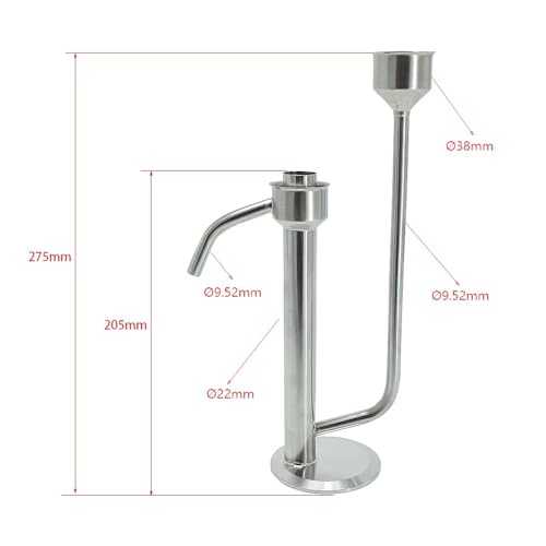Moonlight Distiller Parrot - 275mm Stainless Steel Fermentation Kit, Homebrew Alcohol Distilling Equipment 1pc(A) - size: A