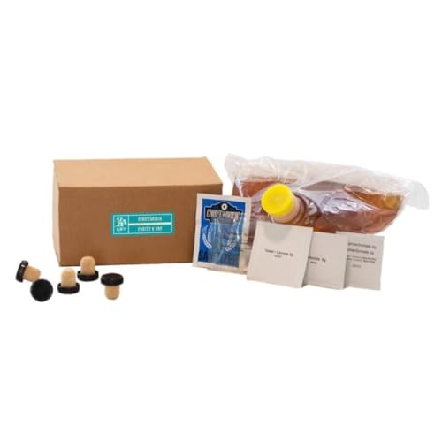 Craft A Brew - Pinot Grigio Wine Recipe Kit - 1 Gallon - Ingredients for Home Brewing Wine - Wine Making Ingredients and Supplies - style: Pinot Grigio
