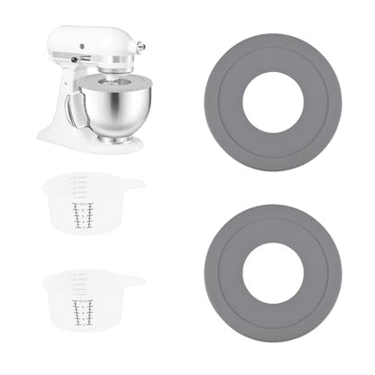 Mixer Bowl Covers, Mixer Splatter Guard Lids for KitchenAid 4.5-5Qt Tilt-Head Stand Mixer,Grey,(2 Pack) - style: 4.5\5QT 2PCS