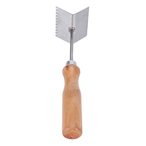 Honey Scraper Shovel, Beekeeping Tool Beehive Shovel 8.7x2.0x2.4in Queen Bee Excluder Stainless Steel Beehive Frame Shovel for Garden