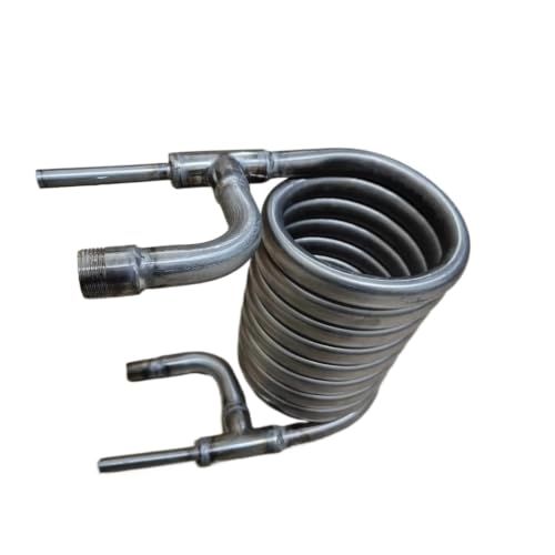 1PC Counterflow Wort Chiller Stainless Steel Coil Tube Chillers Garden Hose Fittings Homebrew Beer Cooler