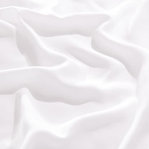 Bedsure PureWoven 100% Rayon Derived from Bamboo, King Size Sheets Set | Cooling Sheets for Hot Sleepers, Breathable & Silky Soft, 16" Deep Pocket, Hotel Luxury Bedding, White - color: 02 - White, size: King