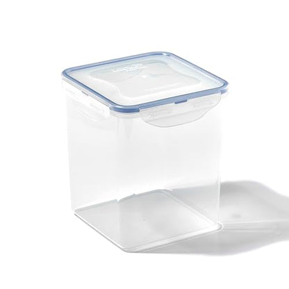 LOCK & LOCK Easy Essentials Pantry Food storage containers with lids / Pantry storage / Airtight containers, BPA free - Square - 11 cup - Great for Sugar, Clear - size: Square - 88 Ounce, style: 11 Cup