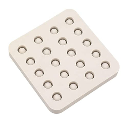 mold for queen cells,silicone beekeeping grafting cup mold,wax queen grafting cups essential beekeeping tool for queen bee beekeepers sturdy applies to reproduction of bees (4 Rows 96x92x14mm) - size: 4 Rows 96x92x14mm