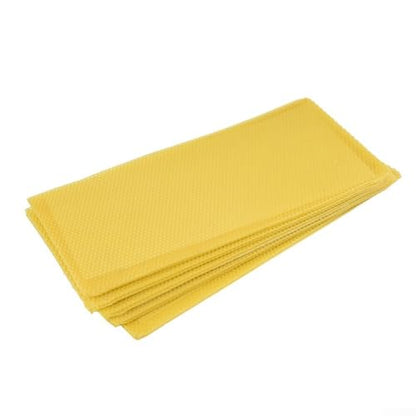 10pcs Beehive Foundation, Beehive Waxed Coated Foundation Sheet Beeswax Foundation Sheet Beekeeping Equipment