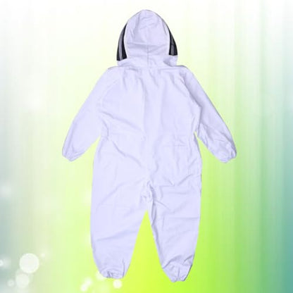 Full Body Beekeeping Suit Veil Men Beekeeping Suit for Protection XXL White