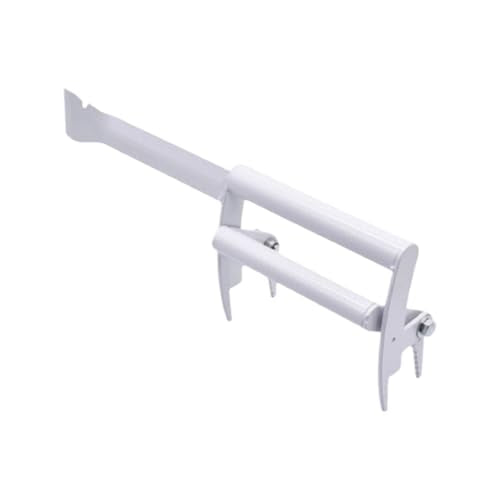 Durability Stainless Steel Bees Hives Tool with Scraper and Colored Handle for Easy Identification and Comfortable Grip Durability Stainless Steel Bees Hives Tool with Scraper and Colored Handle - color: White